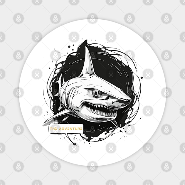 shark design VI Magnet by design19970